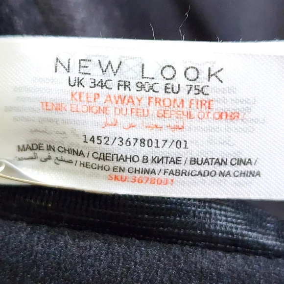 New Look UK Black Bikini Size 34C Small. - Picture 9 of 15